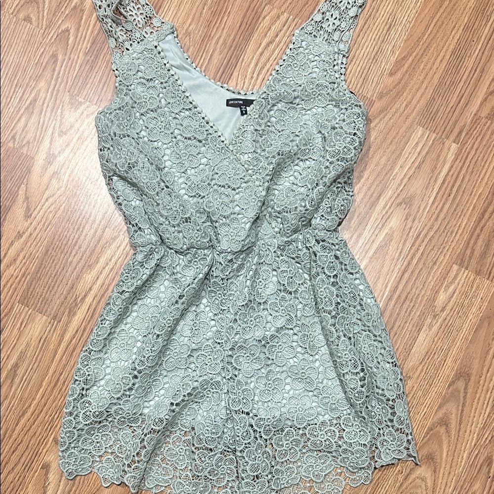 Elegant Lace Romper